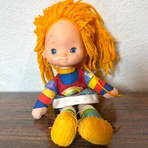 Vintage 1983 Rainbow Brite Doll TV Show Hallmark Soft Body Vinyl Yarn 10.5" VTG